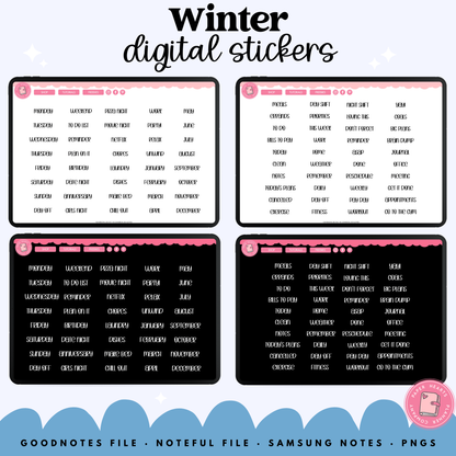 Winter Stickers