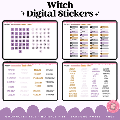 Witch Stickers
