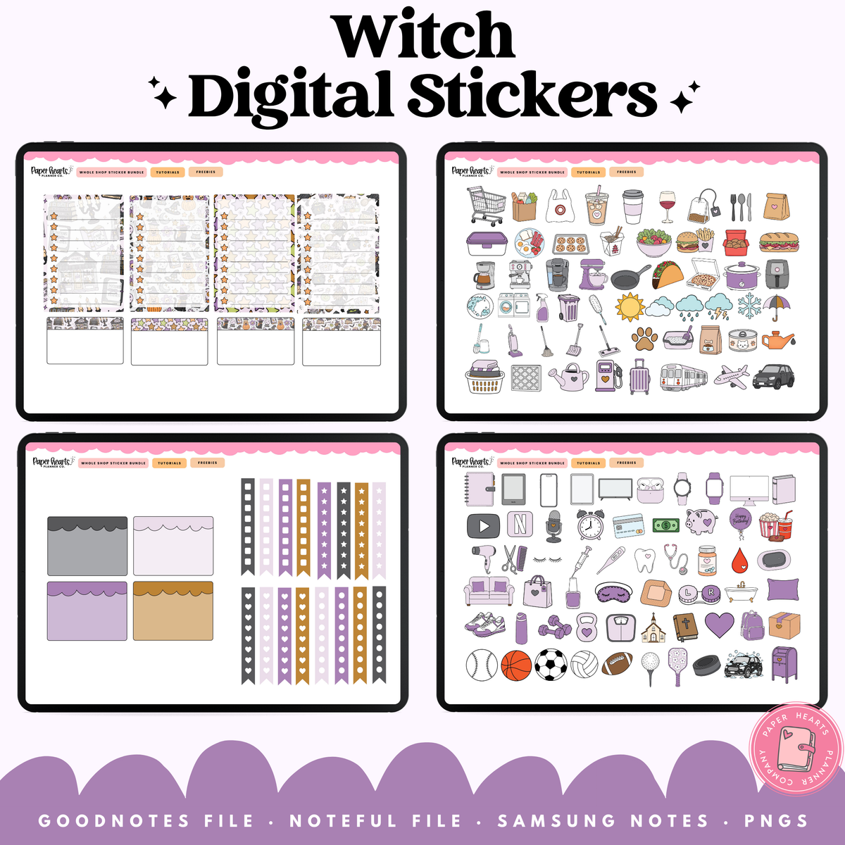 Witch Stickers
