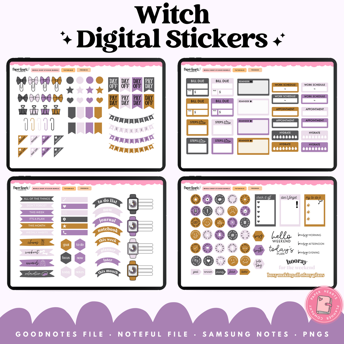 Witch Stickers