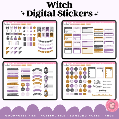 Witch Stickers