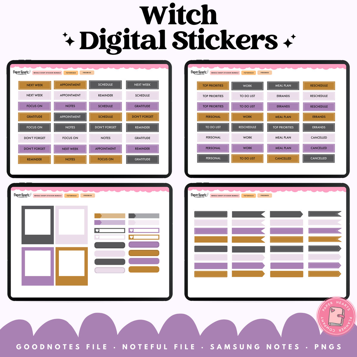 Witch Stickers