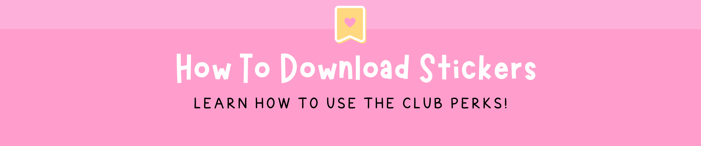 Sticker Club Hub – Paper Hearts Planner Co.