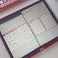 White Stackable Monthly Sidebar Stickers