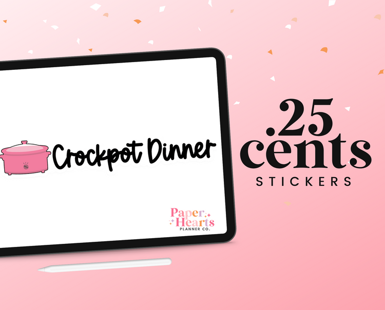 Crockpot Dinner Digital Sticker
