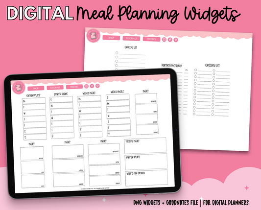 Meal Planning Widgets