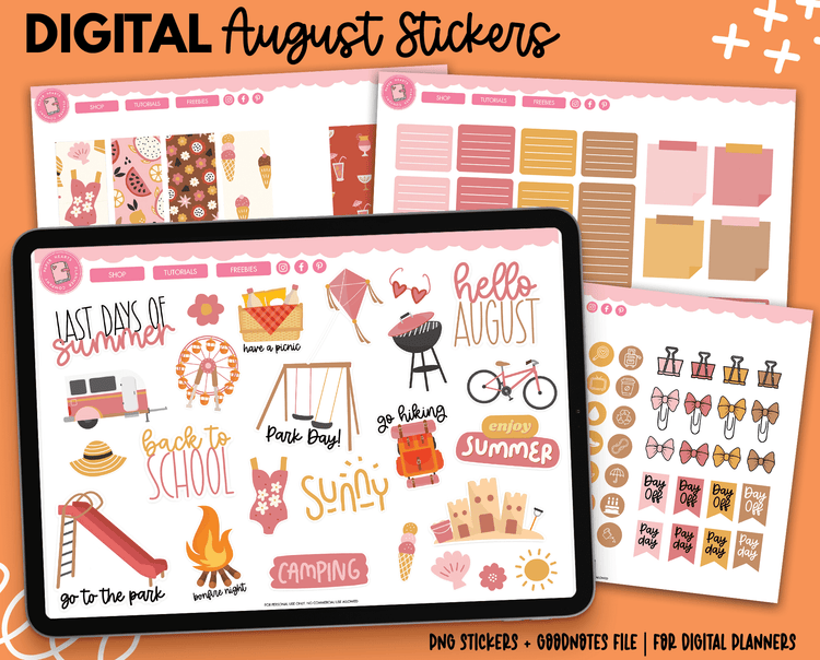 August Sticker Kit