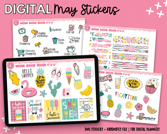 May Monthly Stickers