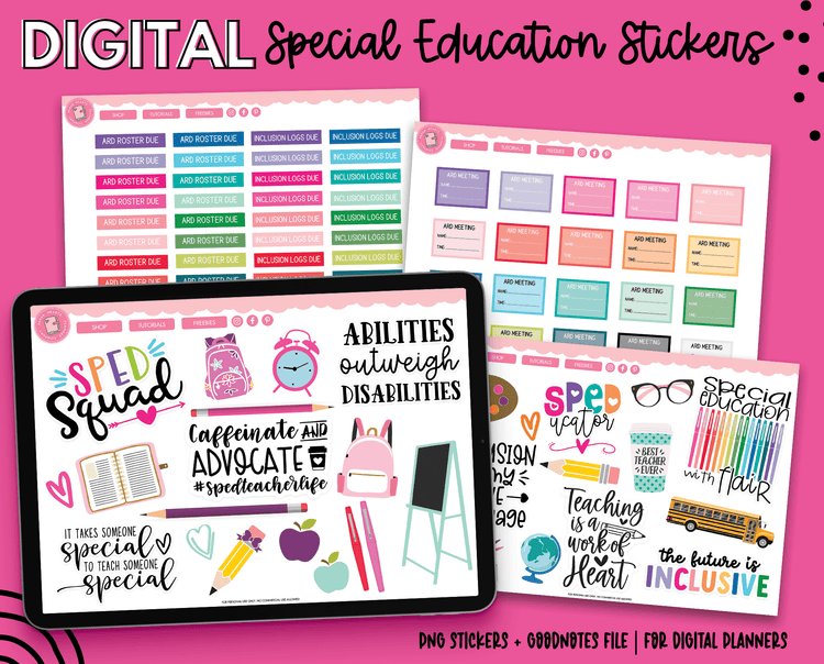 Special Education Stickers