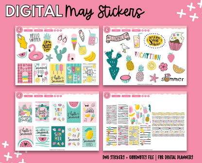 May Monthly Stickers