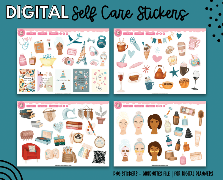 Self Care Stickers