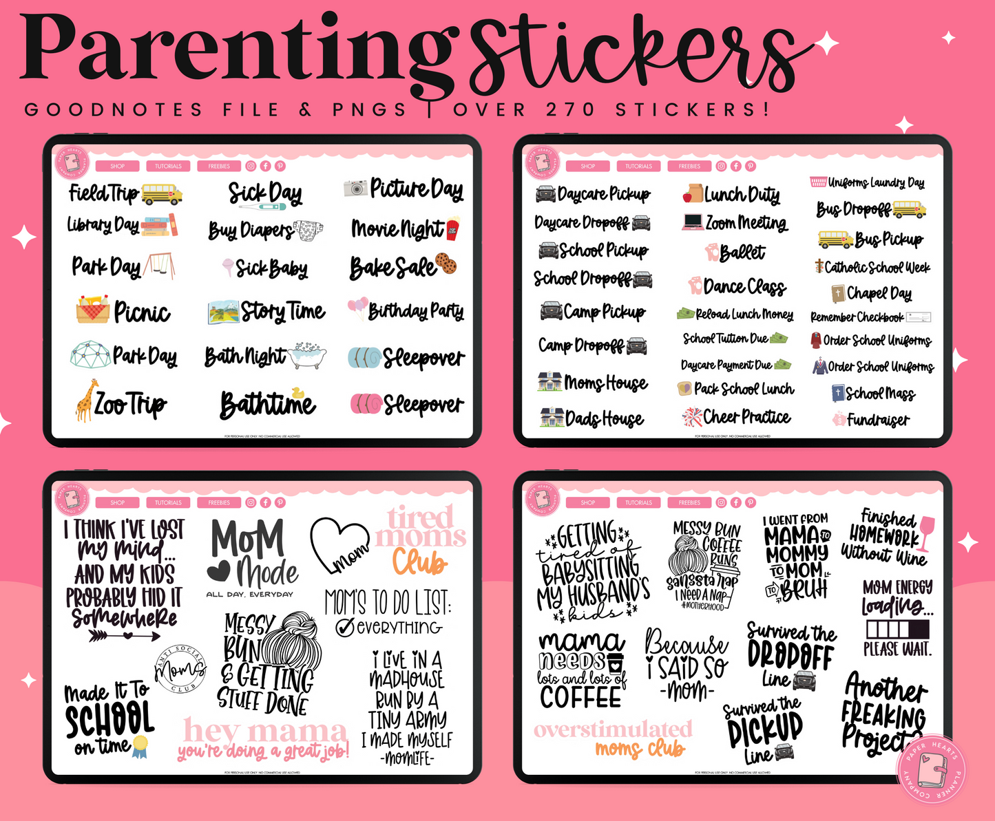 Parenting Stickers