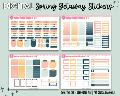 Spring Break Stickers