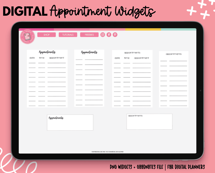 Appointment Widgets