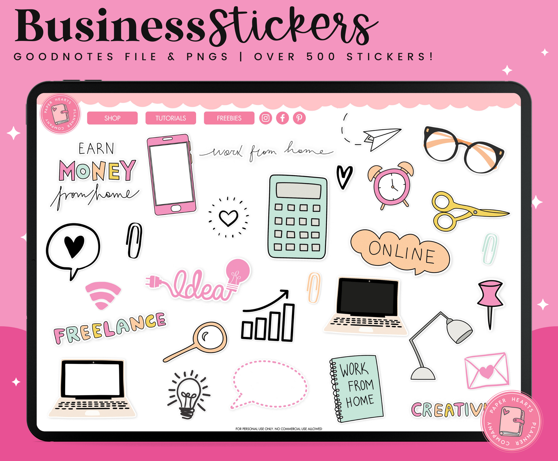 Small business stickers, Printable quote stickers By Digitartx