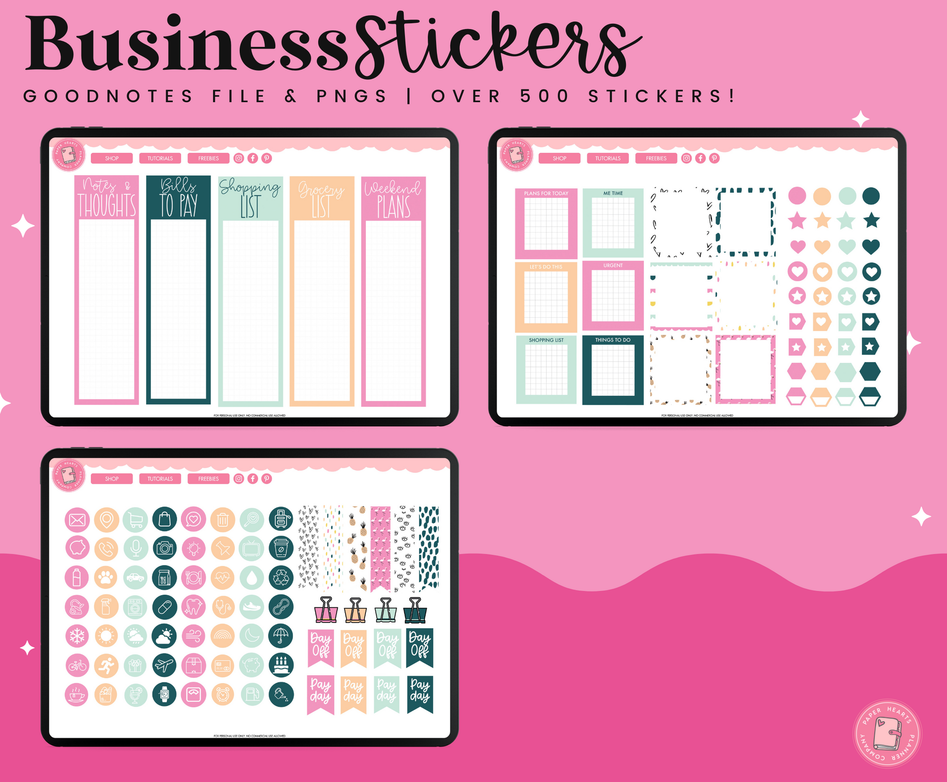 MONTHS & WEEKDAYS Digital Stickers for Goodnotes, Basic Pre-cropped Digital  Planner Stickers, Goodnotes Stickers, Essential Stickers 