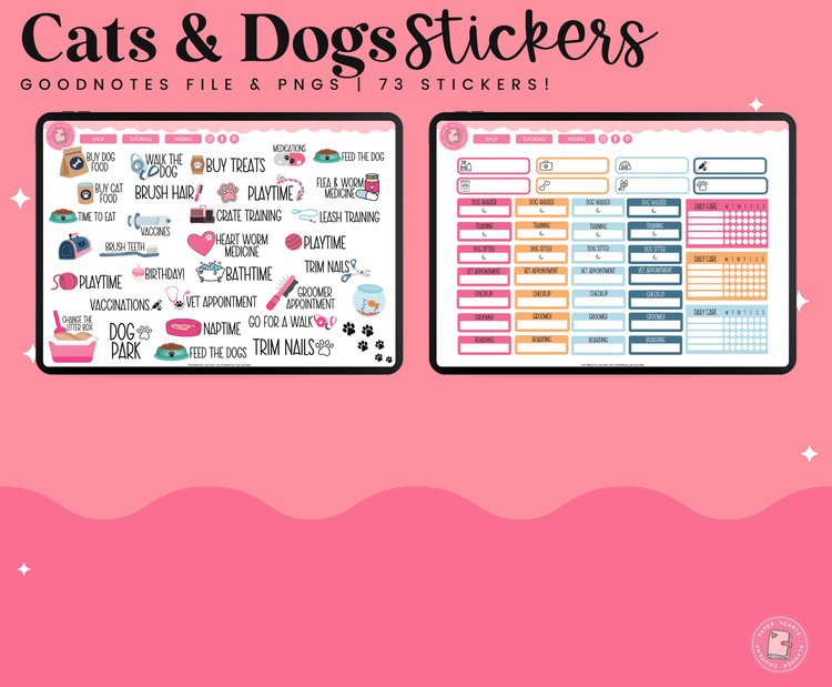 Cats & Dog Pet Stickers