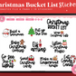 Christmas Bucket List Stickers