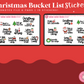 Christmas Bucket List Stickers