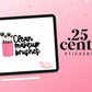 Clean Makeup Brushes Digital Sticker