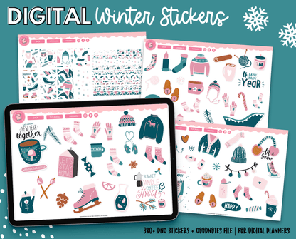 Winter Digital Stickers