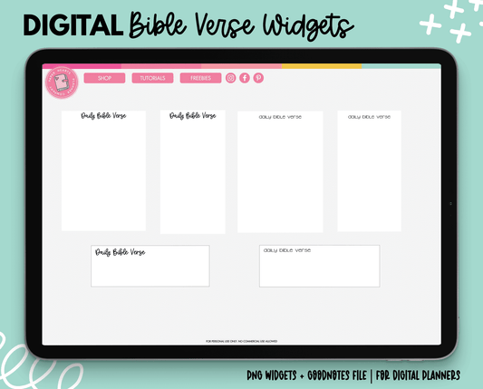 Daily Bible Verse Widgets