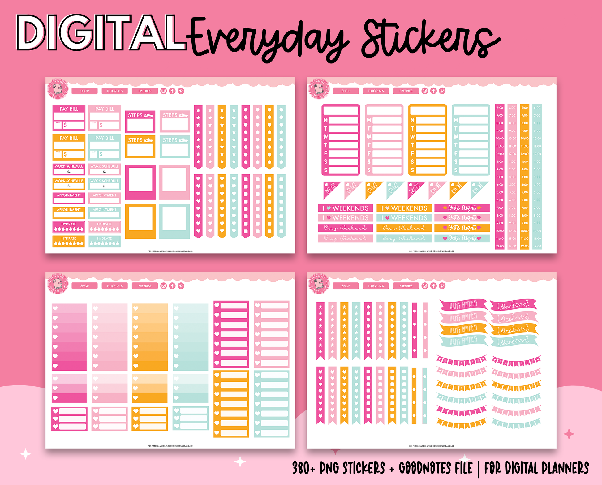 Digital Everyday Planner Stickers – Paper Hearts Planner Co. digital-everyday-planner-stickers-paper-hearts-planner-co