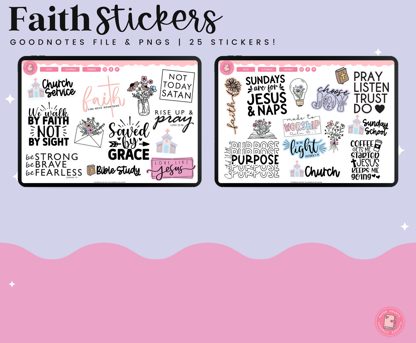 Faith Stickers V2