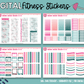 Fitness Digital Planner Stickers