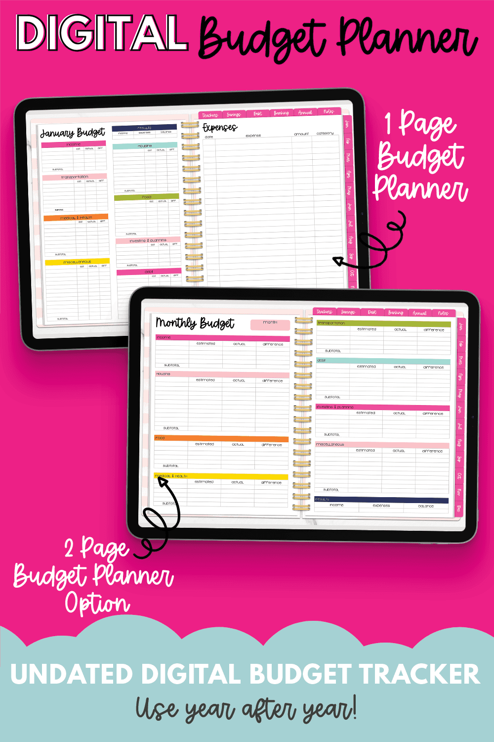 Budget planner: flip through [Italiano] 