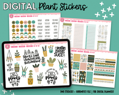 Plants Digital Stickers
