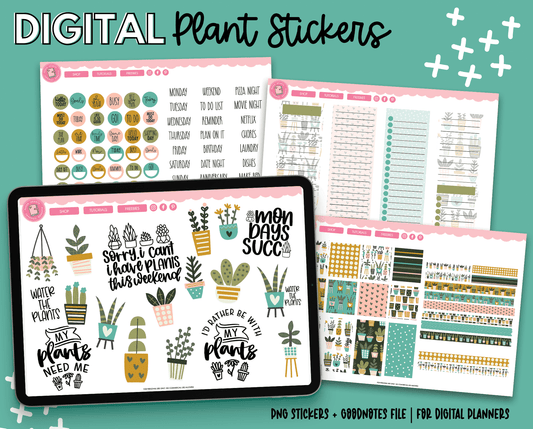 Plants Digital Stickers