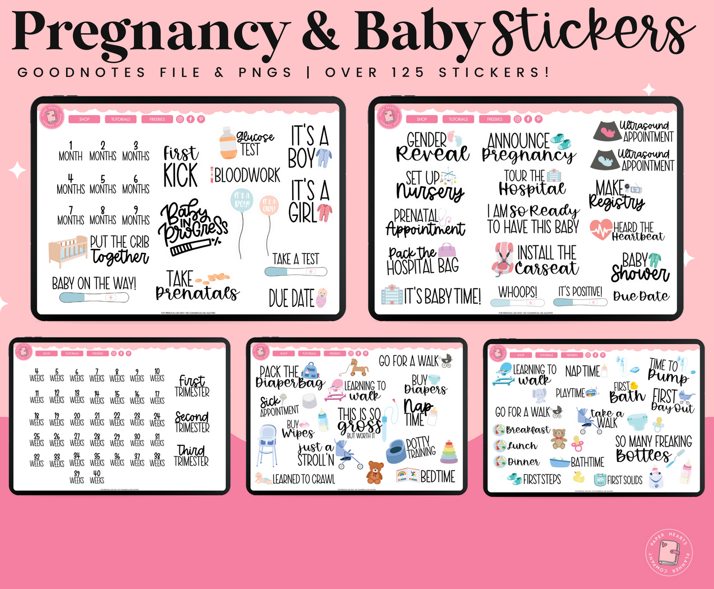 Pregnancy & Baby Stickers