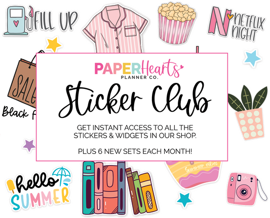 Paper Hearts Sticker Club