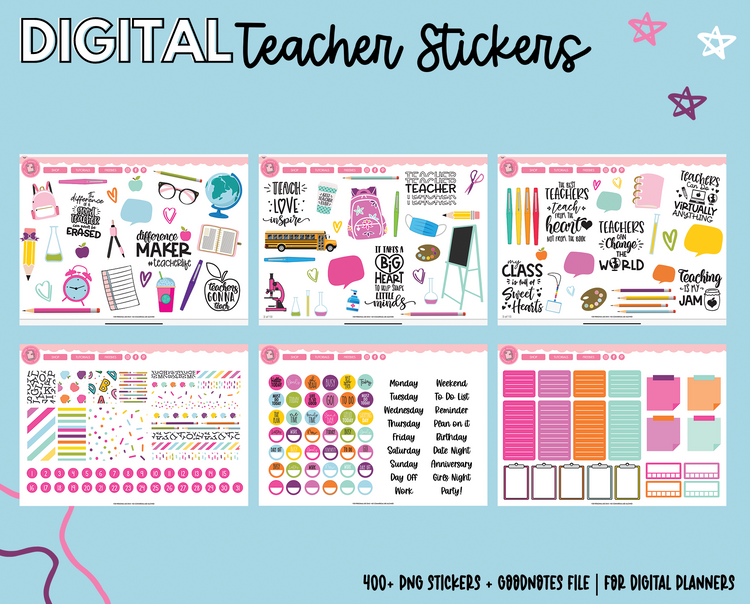 Digital Teacher Stickers