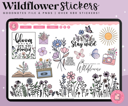 Wildflower Stickers