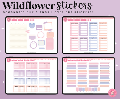 Wildflower Stickers